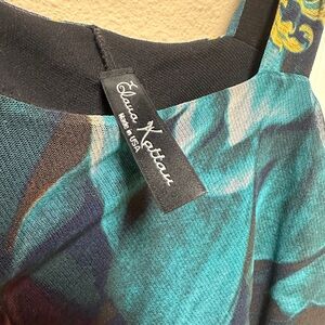 Elena Kattan Women's Asymmetrical Blue Dress